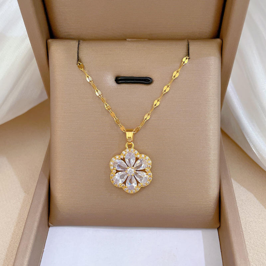 Collar Flor de la Fortuna - Oro 18k