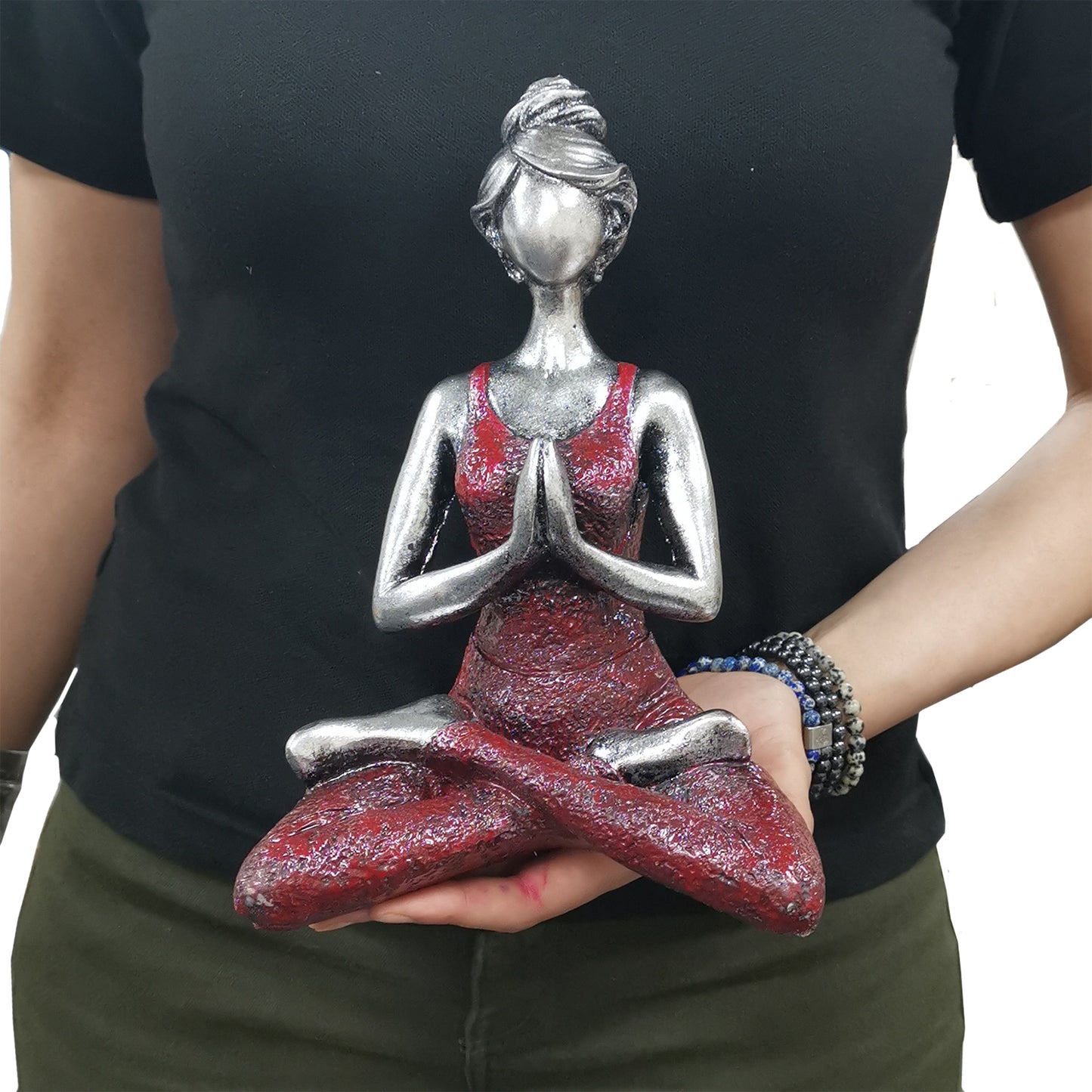 Estatua “Yoga Lady” – Decoración Zen & Equilibrio Interior