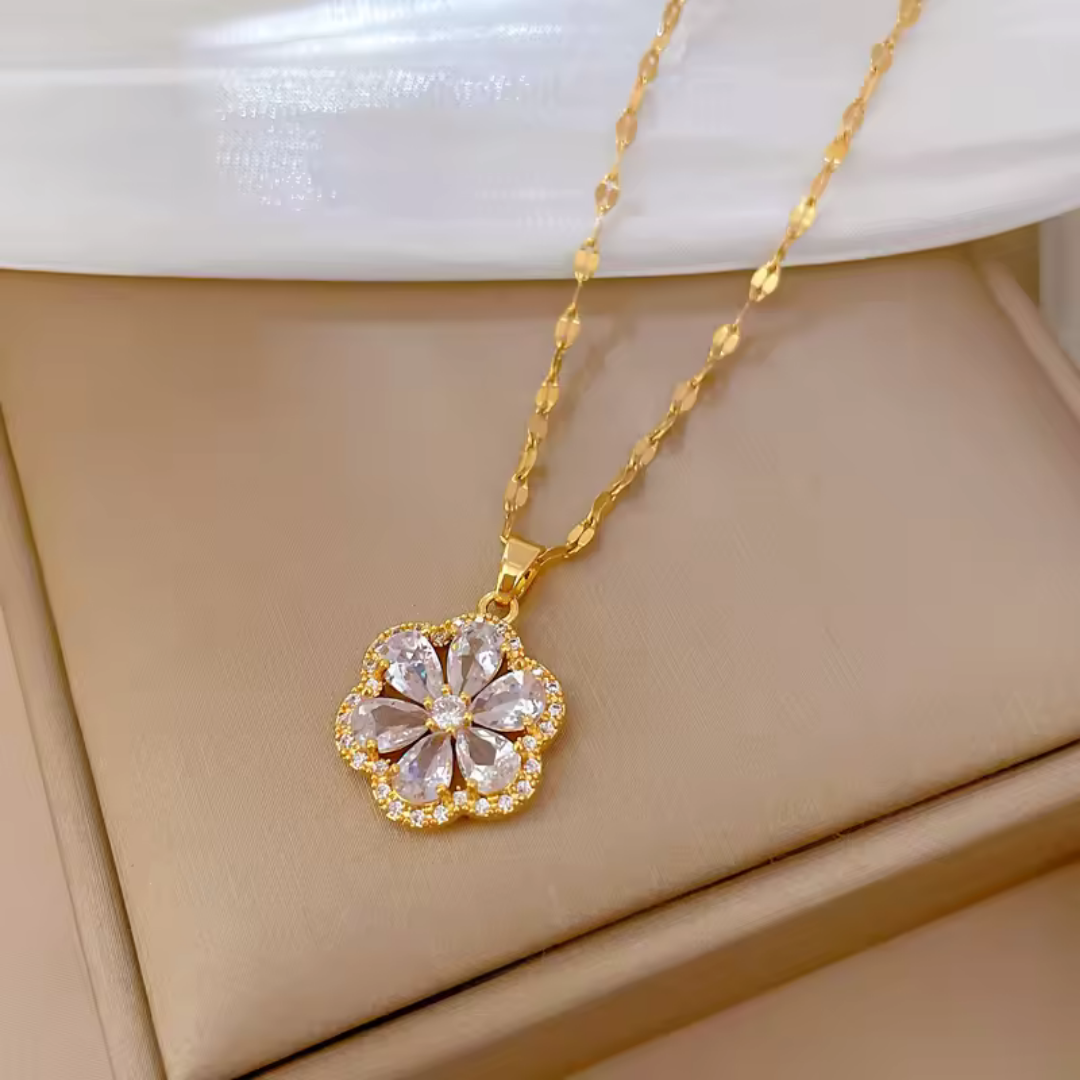 Collar Flor de la Fortuna - Oro 18k