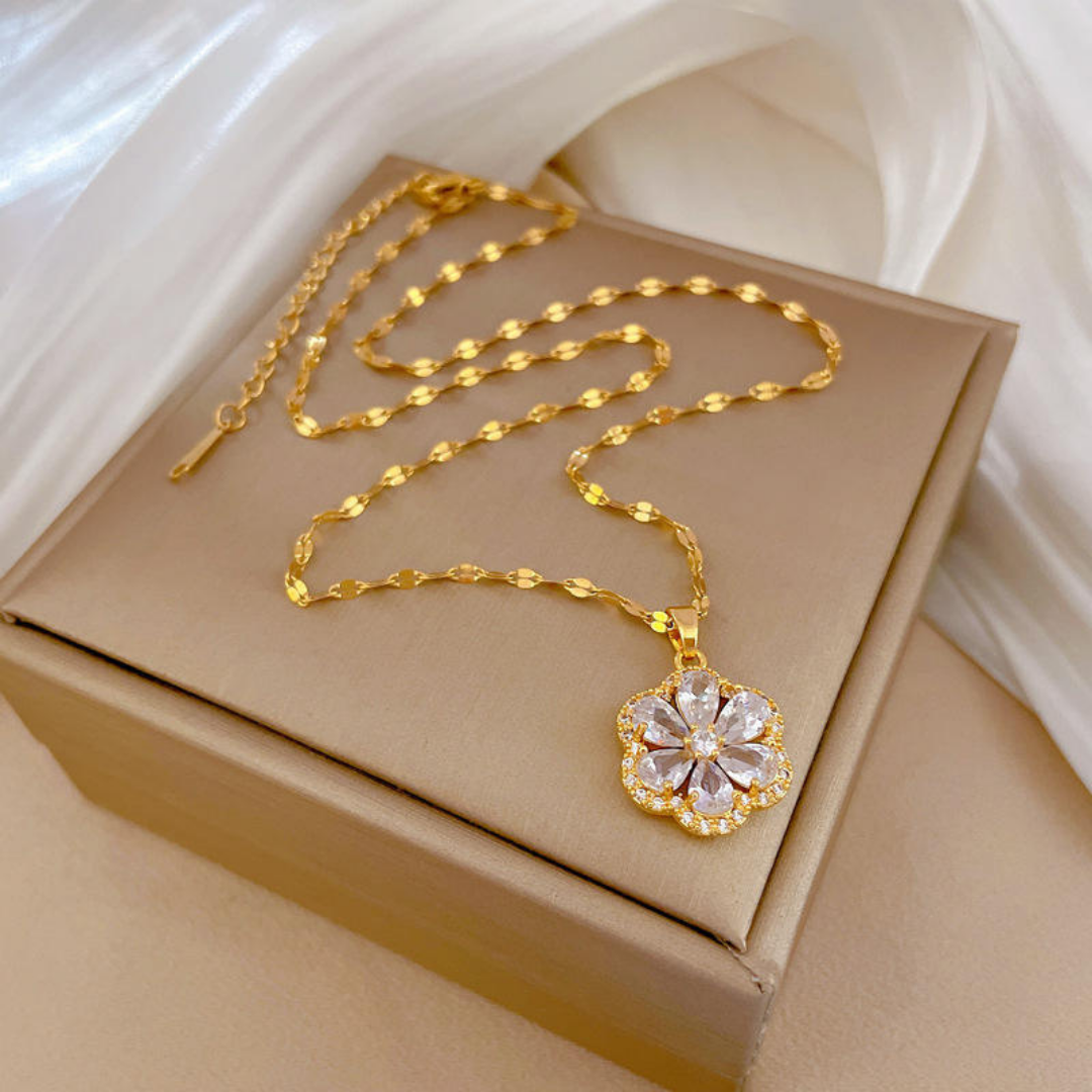 Collar Flor de la Fortuna - Oro 18k