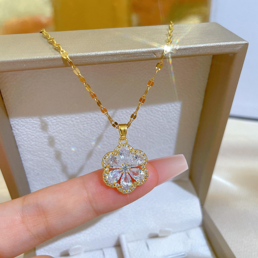 Collar Flor de la Fortuna - Oro 18k