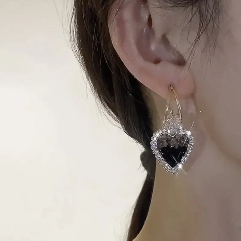 Pendientes Luisa - Circonita negra (2x1)
