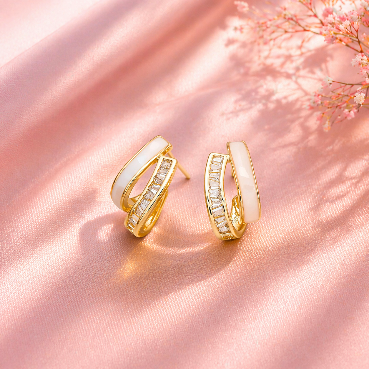 Pendientes Nuria - Oro 18K (2x1)