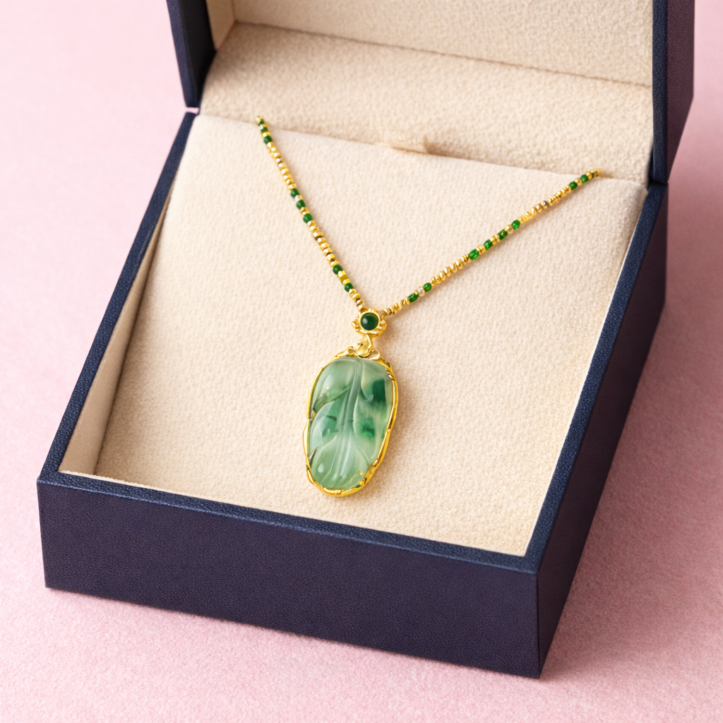 Collar de la Fortuna - Jade natural (2x1)