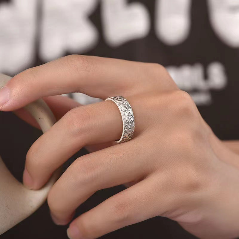 Anillo ajustable de protección ''Om Mani Padme Hum'' (2x1)