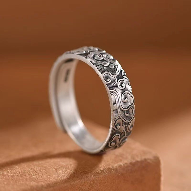 Anillo ajustable de protección ''Om Mani Padme Hum'' (2x1)