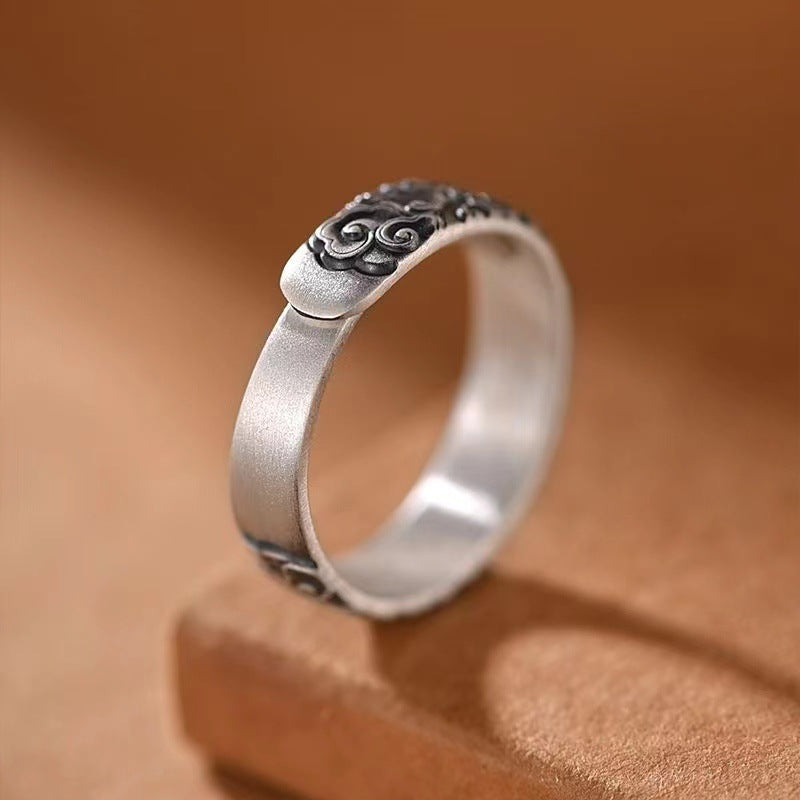 Anillo ajustable de protección ''Om Mani Padme Hum'' (2x1)