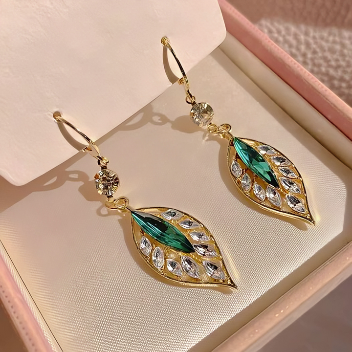 Pendientes 'Hoja de Esmeralda' (2x1)
