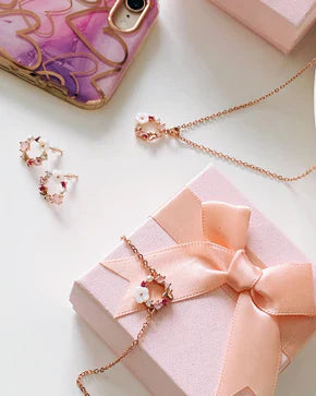 Colección Margarita (Pendientes + Pulsera + Collar)