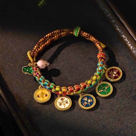 Pulsera tibetana de la riqueza (2x1)