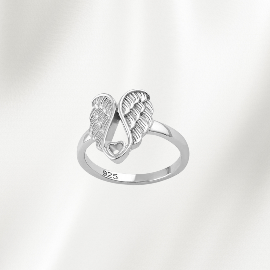 Anillo ajustable 'Alas del amor'