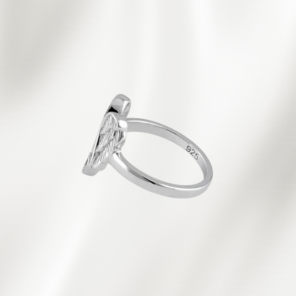 Anillo ajustable 'Alas del amor'