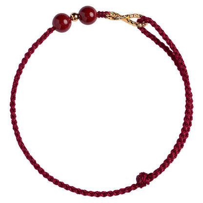 Pulsera del Hilo Rojo - Bendición de cinabrio (2x1)