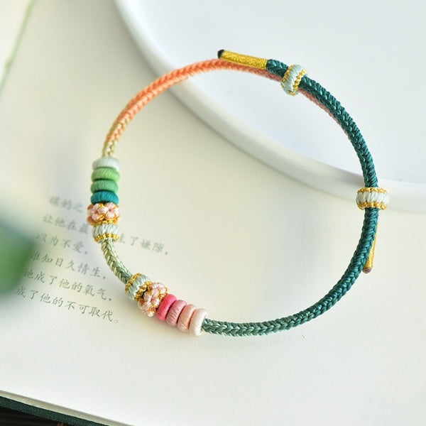 Pulsera de plata tibetana con perlas jade de moda n162 - Brazaletes y Pulsera de plata tibetana con perlas jade de moda n162 - Brazaletes y