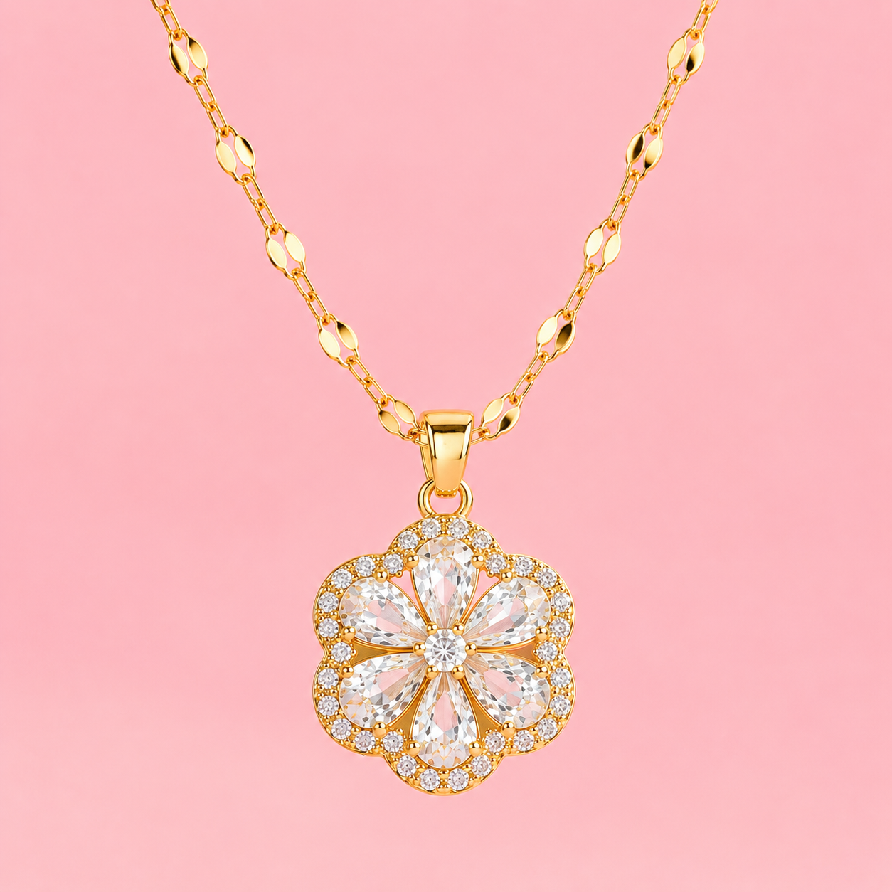 Collar Flor de la Fortuna - Oro 18k
