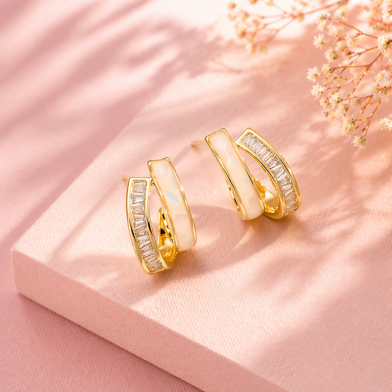 Pendientes Nuria - Oro 18K (2x1)
