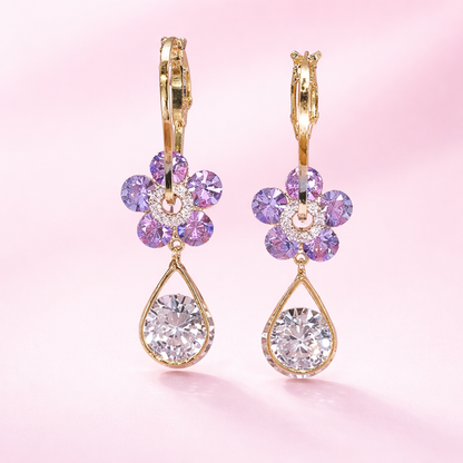 Pendientes 'Flor de Amatista' (2x1)