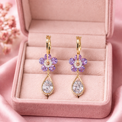 Pendientes 'Flor de Amatista' (2x1)