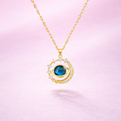 Collar 'Luna de la vida' - Oro 18k