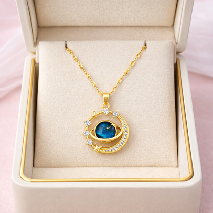 Collar 'Luna de la vida' - Oro 18k