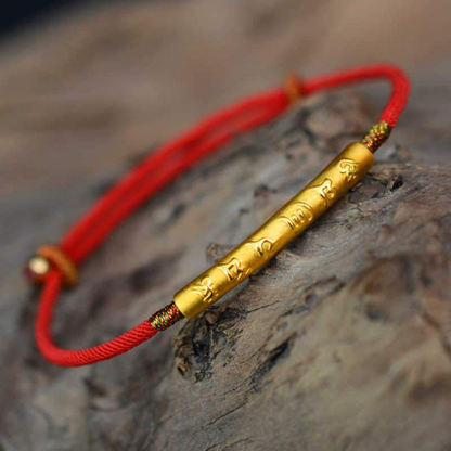 Pulsera Tenzin - Hilo Rojo