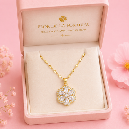 Collar Flor de la Fortuna - Oro 18k