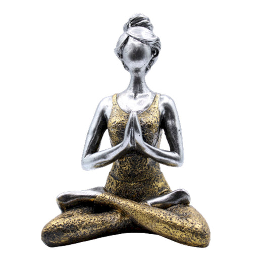 Estatua “Yoga Lady” – Decoración Zen & Equilibrio Interior